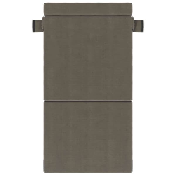 Fällbar Soffbed Ljusgrå 70 x 72 x 60 cm Tyg