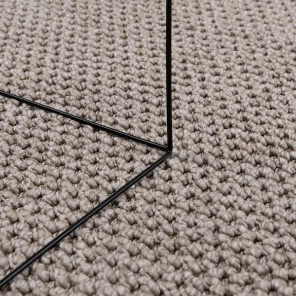 Områdesmattor Rektangulär LUGO Taupe 200 x 280 cm Polyester