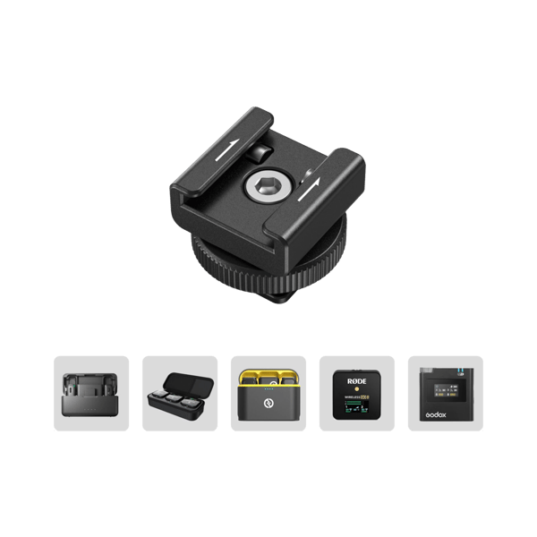 SmallRig 4822 Wireless Microphone Support with Cold Shoe Mount