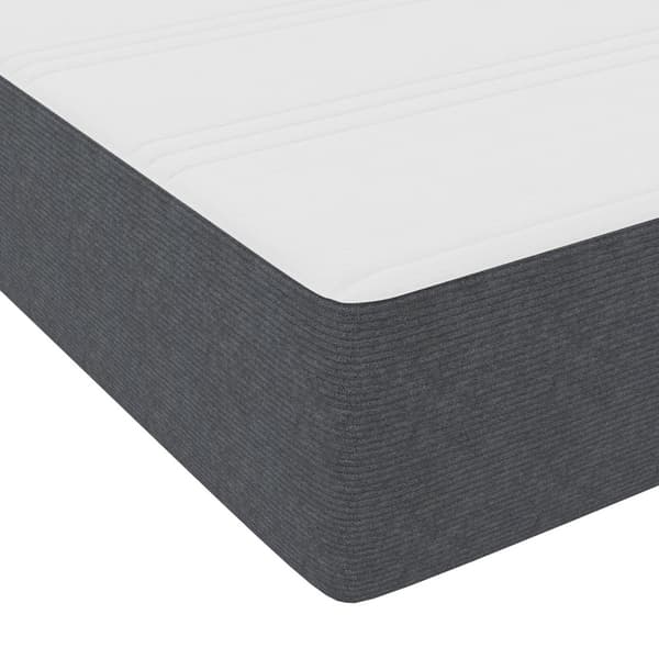 Bäddfjäder Mörkgrå och vit 90 x 200 cm Kordread tyg