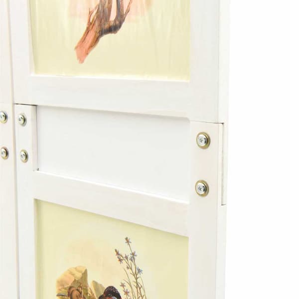 Romdivider Panel Vit 106 x 165 cm MDF