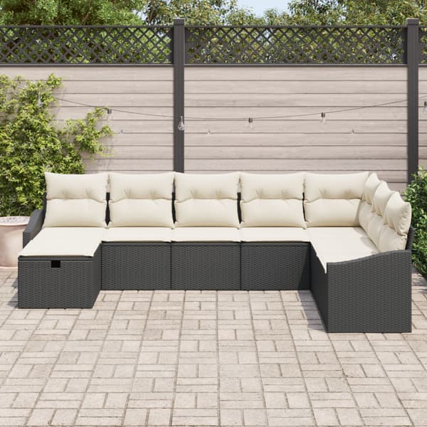 Soffset med kudde 9 pcs konstrotting