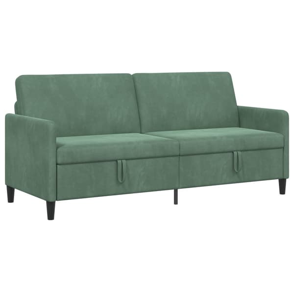 Soffa med förvaring Havgrön 192 x 78 x 87 cm Polyester