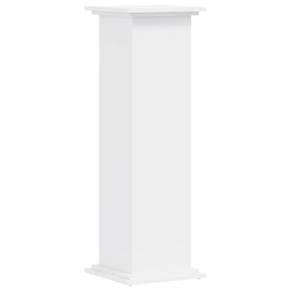 Växtställ vit 33x33x100 cm konstruerat trä