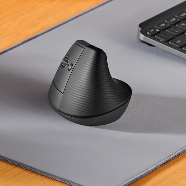 Logitech Lift datormöss vänster hand Trådlös RF + Bluetooth Optisk 4000 DPI