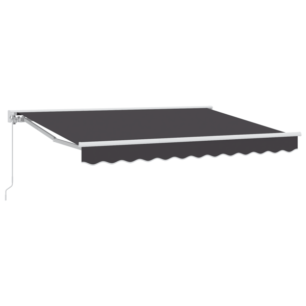 Markisram Antracit 300 x 200 cm Polyester med PU-beläggning