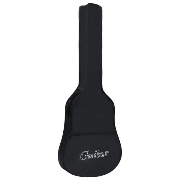 Gitarr för nybörjare med fodral klassisk blå 4/4 39"