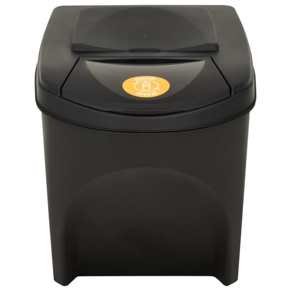 Staplingsbara soptunnor 4 st antracit 100 L