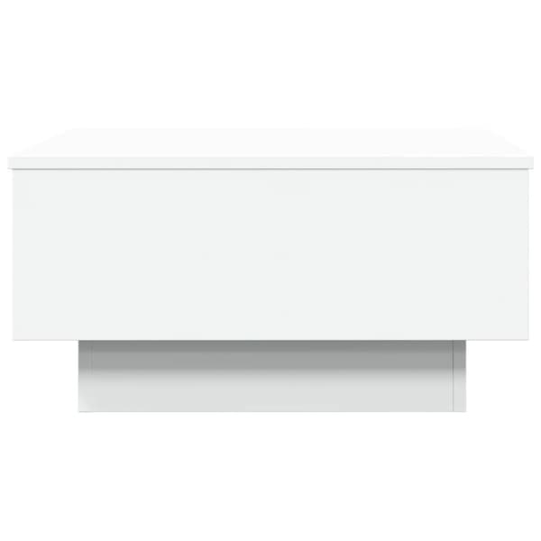 Soffbord vit 60x45x31 cm konstruerat trä