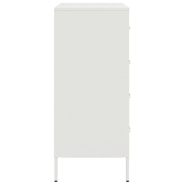 Skänk vit 68x39x89 cm stål