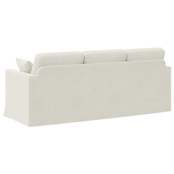 Soffa Kräm 198 x 78 x 80 cm Sammet