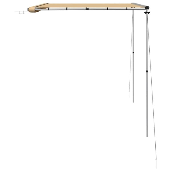 Husvagnsmarkis 3x2x2,15 m beige