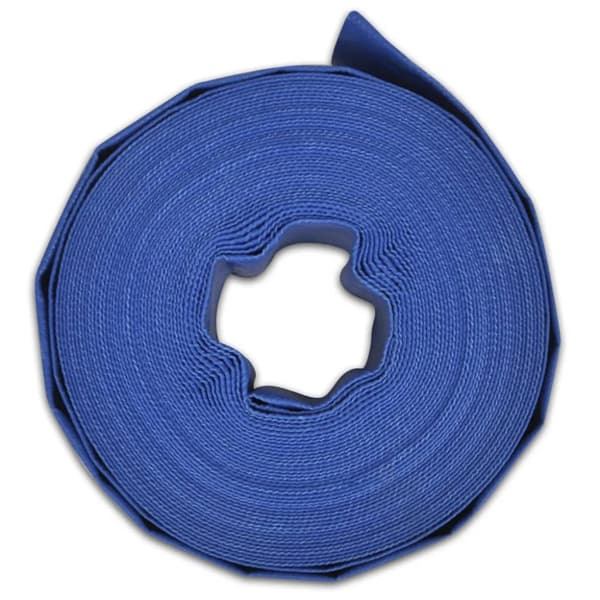 Platt slang 25 m 3" PVC