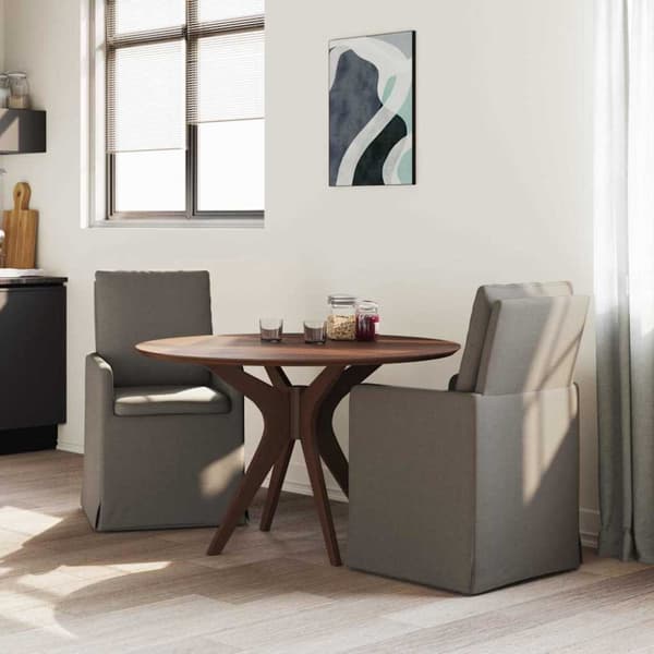 Matstolar 2 pcs Ljusgrå 57 x 67 x 98 cm Linne