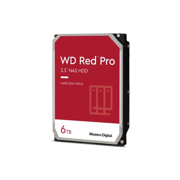 WD Red Pro WD6005FFBX - hårddisk - 6 TB - SATA 6Gb/s