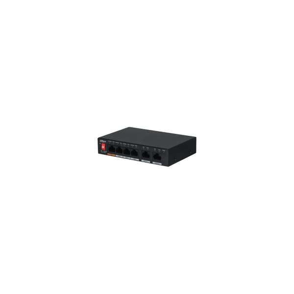 Dahua PFS3006-4ET-60 - v2 - switch - 4 portar - ohanterad