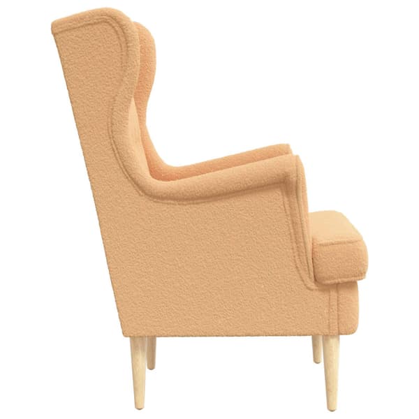 fåtölj Beige tyg