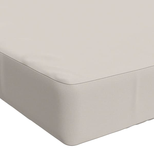Sittkudde SOEST 100% Polyester Vit 120 x 40 x 10 cm