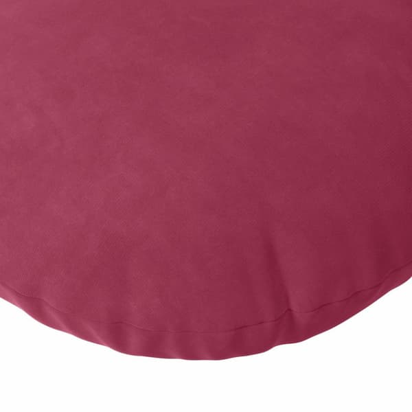 Sittkuddar 2 pcs Vinröd Ø50 x 19 cm Sammet