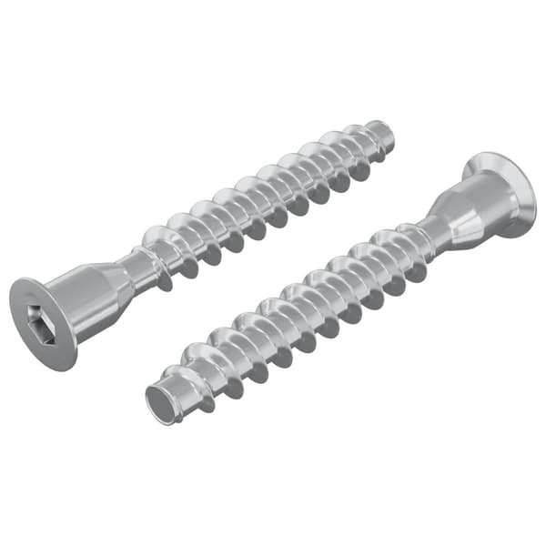 Konfirmationsskruvar 2 pcs Silver Ø7 x 50 mm Metall