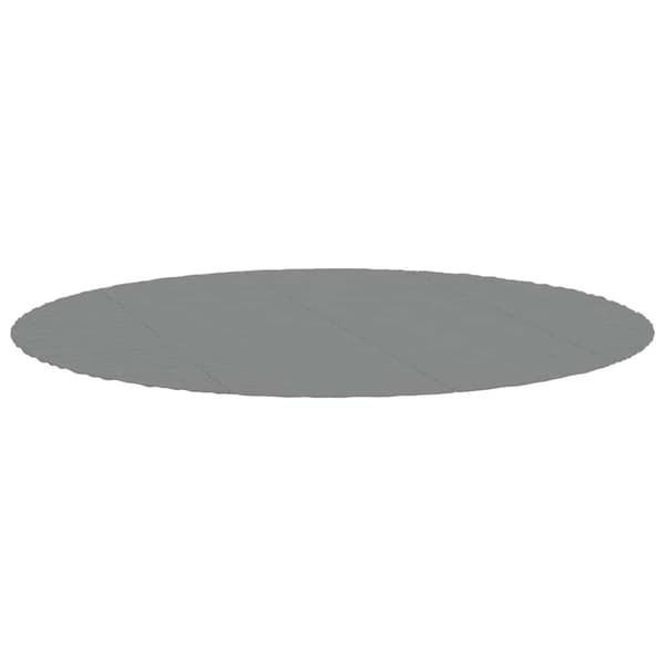 Bottenmatta ljusgrå Ø458 cm polyester geotextil