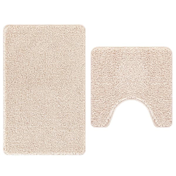 Antisklid badmatta set 2 pcs Kräm PP