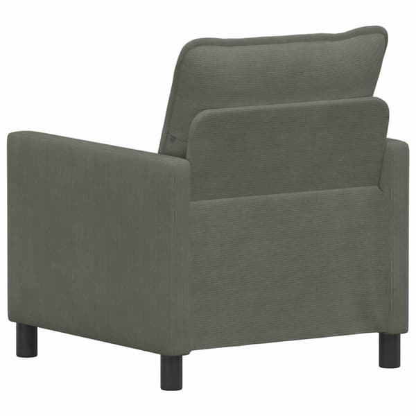 Soffa Ljusgrå 76 x 81 x 87,5 cm Tyg