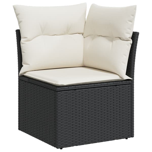 Trädgårdsoffset 8 st Poly rattan