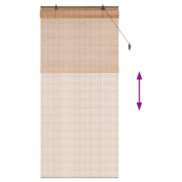 Rullgardin Brun 110 x 220 cm Bambu