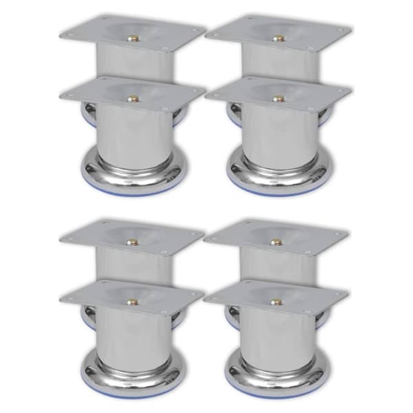 Soffben 8 st rund krom 60 mm