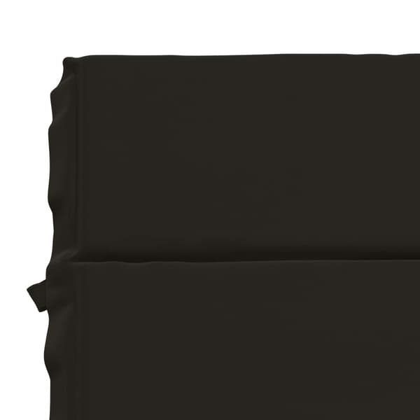 Solstol Kudde GEMERT 100% Polyester Svart 200 x 50 x 3 cm