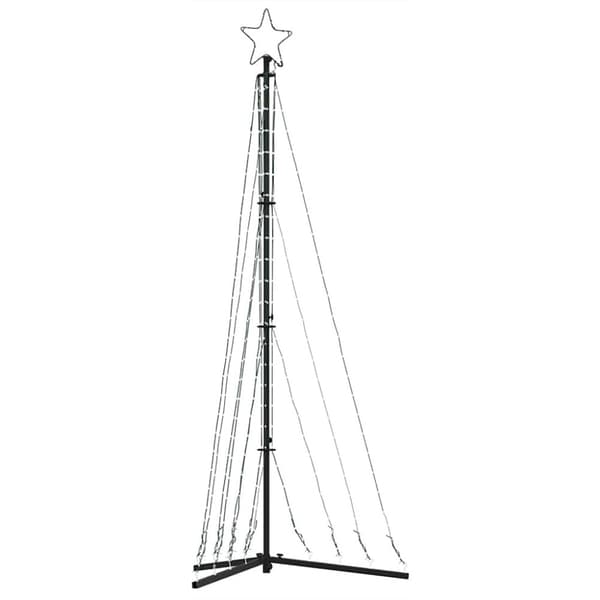 LED julgran 339 LEDs varmvit 187 cm