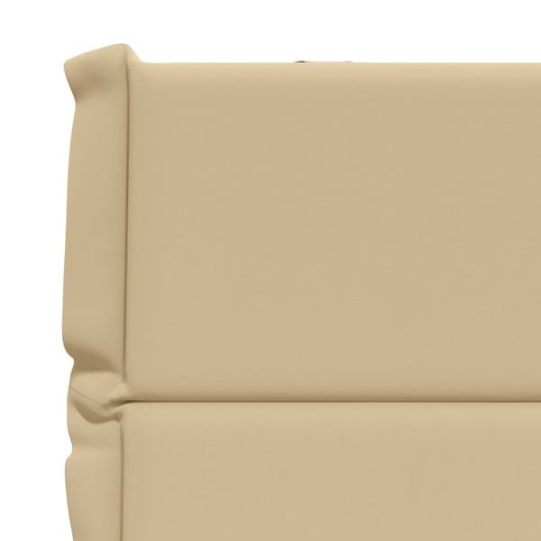 2-delade Höga Ryggstolsdynor GEMERT 2 st 100% Polyester Beige