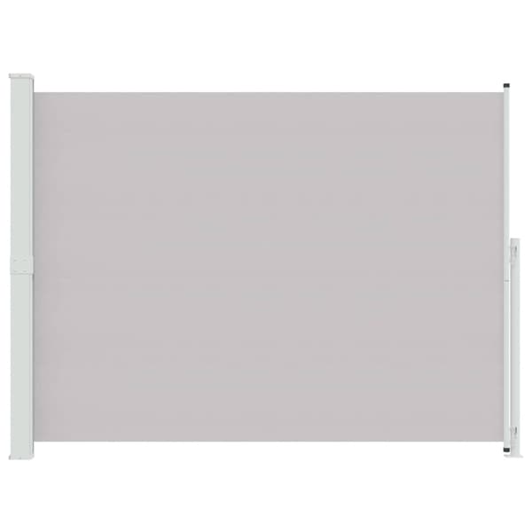 Infällbar sidomarkis 220x300 cm grå