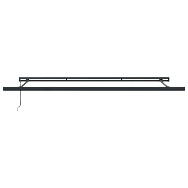 Utfällbar markis Orange och Grå 400 × 300 cm