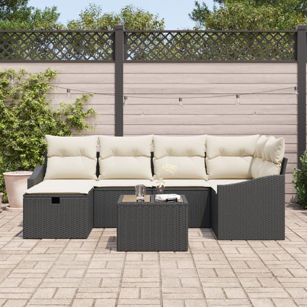 Soffset med kudde 6 pcs konstrotting