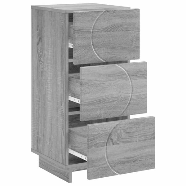 Sideboard Grå Sonoma 33,5 x 34,5 x 75 cm Konstruerat trä