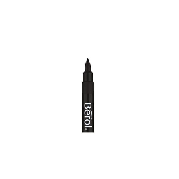 Fiberpenna BEROL Fine svart 12/fp