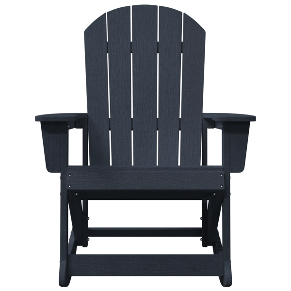 Adirondack Gungstolar 2 pcs Mörkblå HDPE