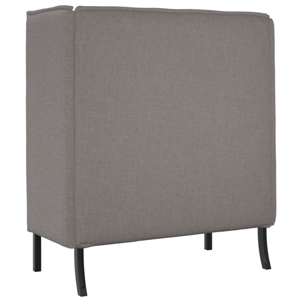 Hög Ryggsoffa 101cm Taupe tyg