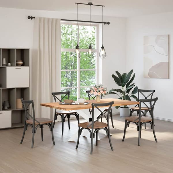 Matbordsben spindelformad vit 120x68x(72-73) cm stål