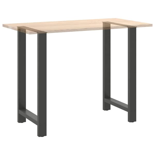 Barbordsben antracit 2 st 60x(100-101) cm stål
