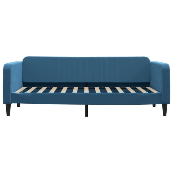 Dagbädd utdragbar blå 90x200 cm sammet