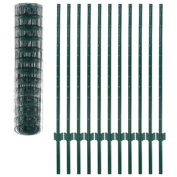 Eurofence stål 20x1,2 m grön