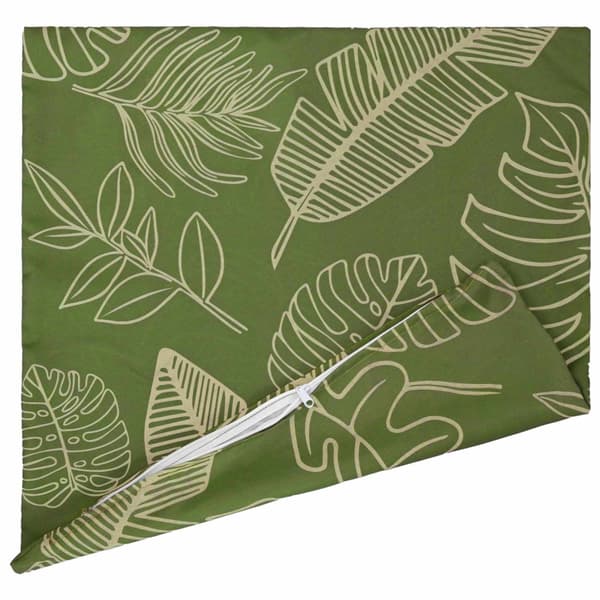 Kuddöverdrag 2 st HEERLEN Bladdesign 80 x 80 cm Polyester