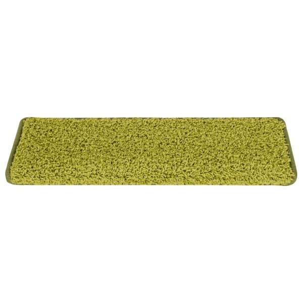 Trappmattor 30 st 65x21x4 cm gröna rektangulära kanter