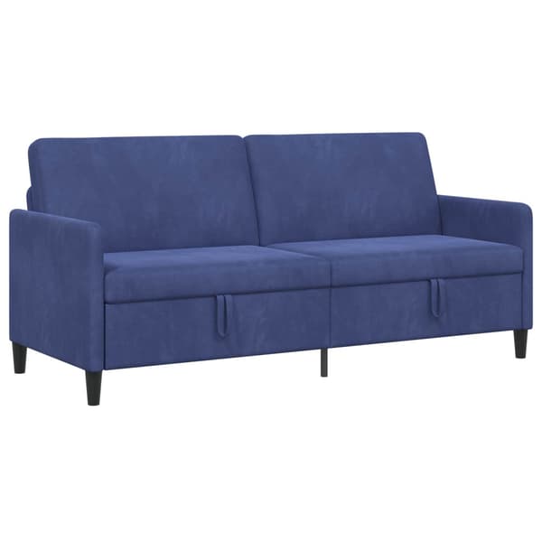 Soffa med förvaring Polisblå 192 x 78 x 87 cm Polyester