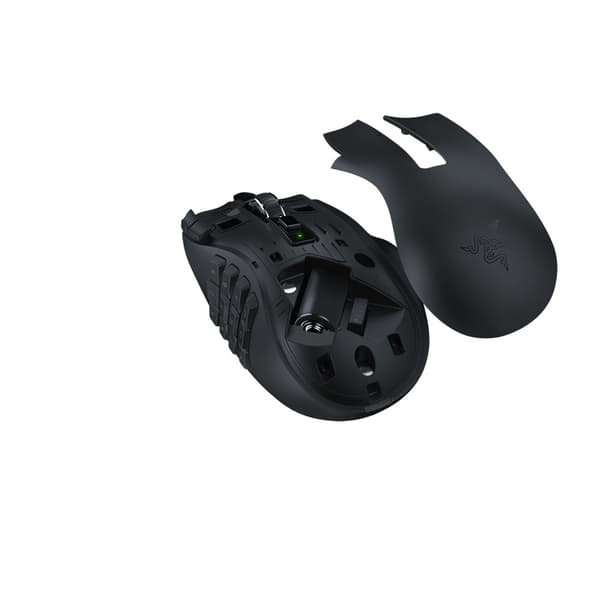 Razer Naga V2 HyperSpeed datormöss högerhand Trådlös RF + Bluetooth Optisk 30000 DPI
