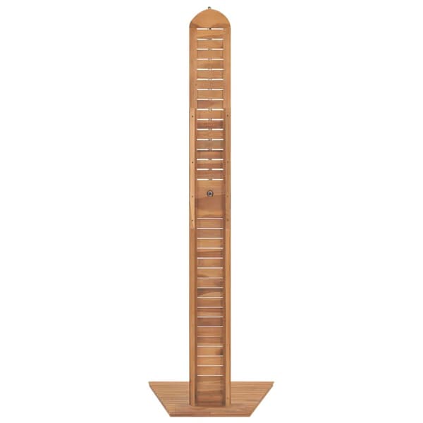 Utomhusdusch massiv teak 70x75x204 cm