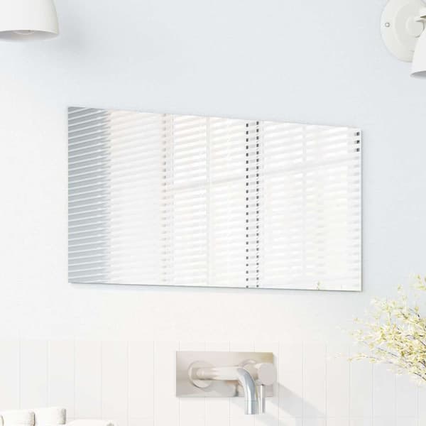 Väggspegel Rektangulär 30 x 60 cm härdat glas